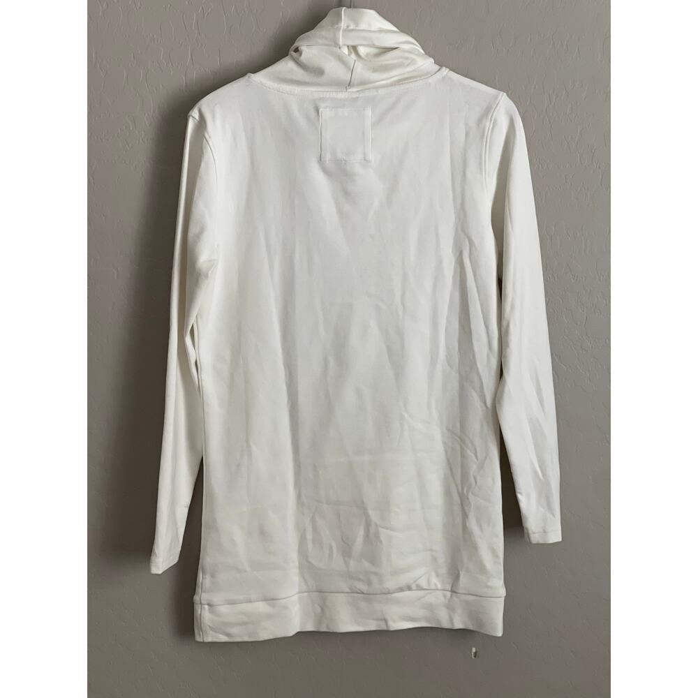 Lily & Lottie White Cowl Neck Tunic Sweatshirt - XS - Picture 3 of 6